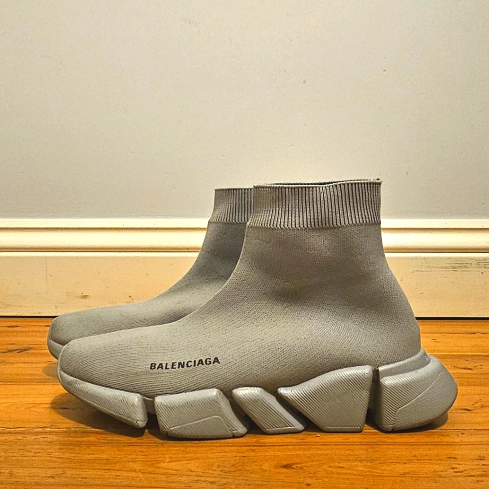 Balenciaga Gray Sock Sneakers